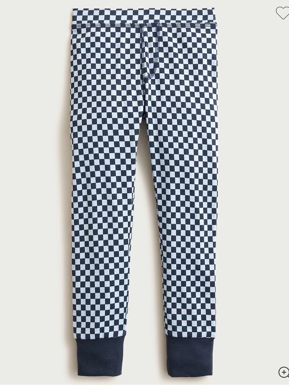 Kids Checkerboard Long Sleeve Pajama Set - Black & White - Picture 3 of 5